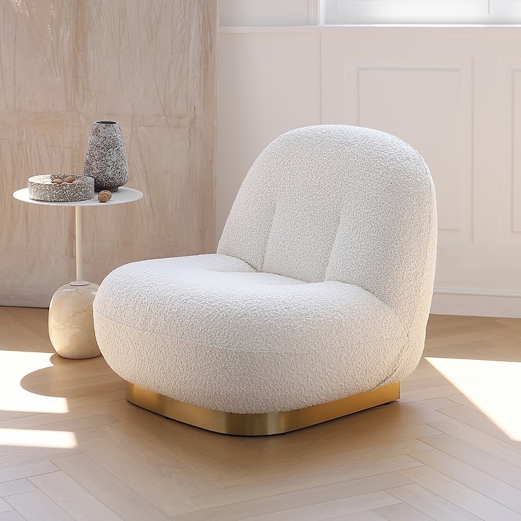 Ligne Roset Ploum Sofa Sofa Bed Twin Memory Foam Sofa Couch Modern Sofa Lauren Down-Filled Oversized Loveseat Sofa Simple special-shaped combination living room corner lamb fleece fabric sofa