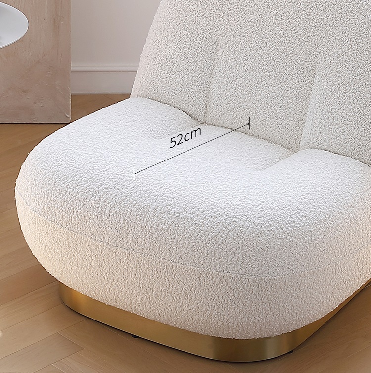 Ligne Roset Ploum Sofa Sofa Bed Twin Memory Foam Sofa Couch Modern Sofa Lauren Down-Filled Oversized Loveseat Sofa Simple special-shaped combination living room corner lamb fleece fabric sofa
