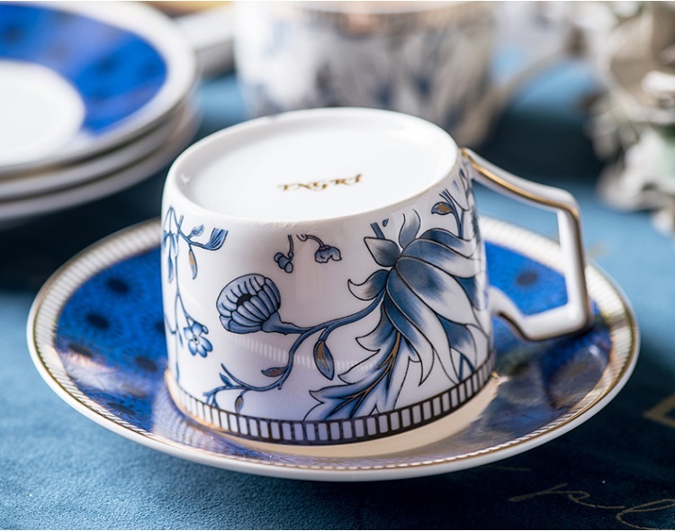 British high-value tea set light luxury ceramic water set glass kettle heating household flower teapot gift box