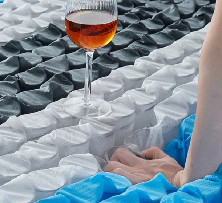 Blue memory foam box mattress latex Simmons spring home roll bag compression upholstered thick five-star hotel