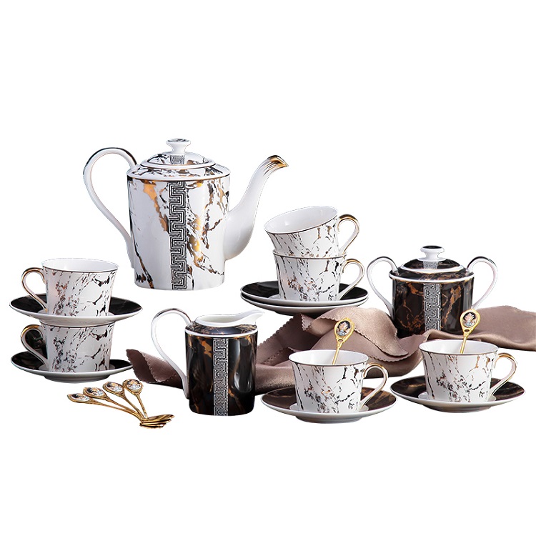 British afternoon tea cup set