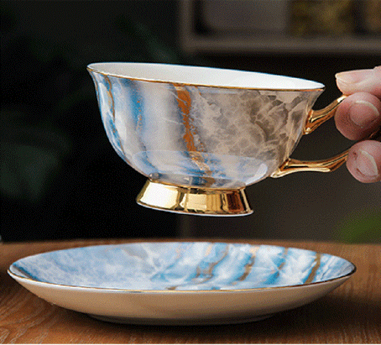 Afternoon tea tea set for home glass flower teapot candle boiling tea stove English afternoon tea set fruit teapot