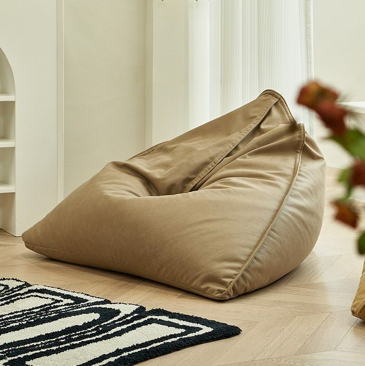 Nordic balcony lazy sofa living room tatami bean bag technology cloth bedroom single lounge chair