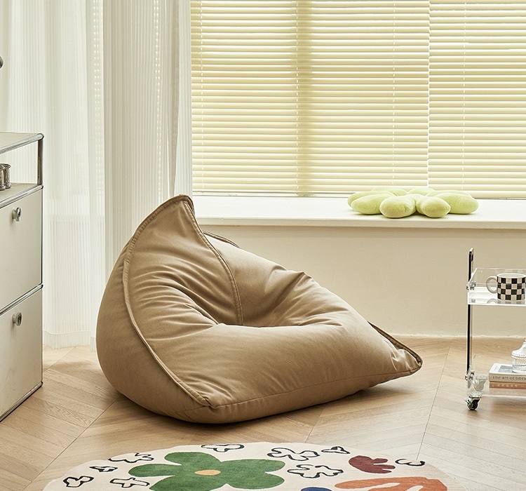 Nordic balcony lazy sofa living room tatami bean bag technology cloth bedroom single lounge chair