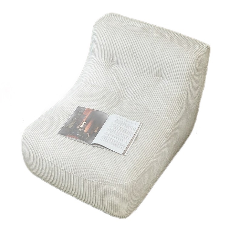 Lazy sofa home single chair Nordic light luxury corduroy living room simple backrest side chair lounge chair