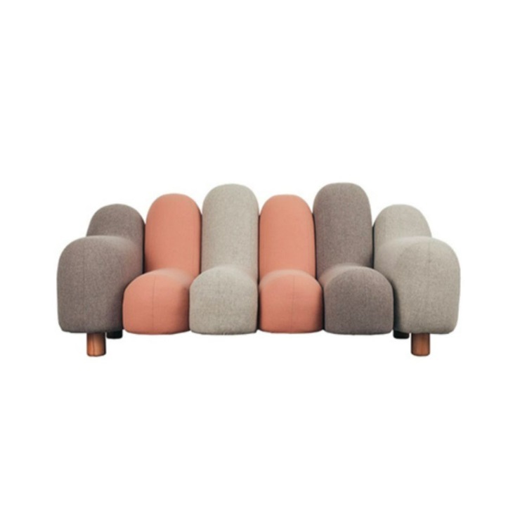 Five-finger double sand art Nordic modern light luxury home bedroom, living room small apartment