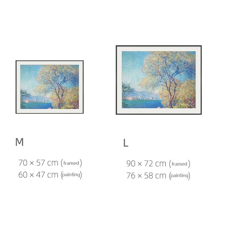 Moneta Antibes Seen from the Salis Gardens museum-level ultra-clear replica prints, European-style living room oil paintings, wall paintings