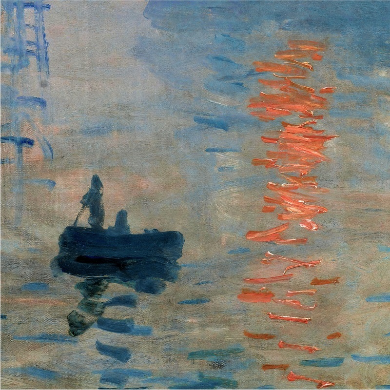 Moneta Impression Sunrise museum-level ultra-clear replica prints, European-style living room oil paintings, wall paintings