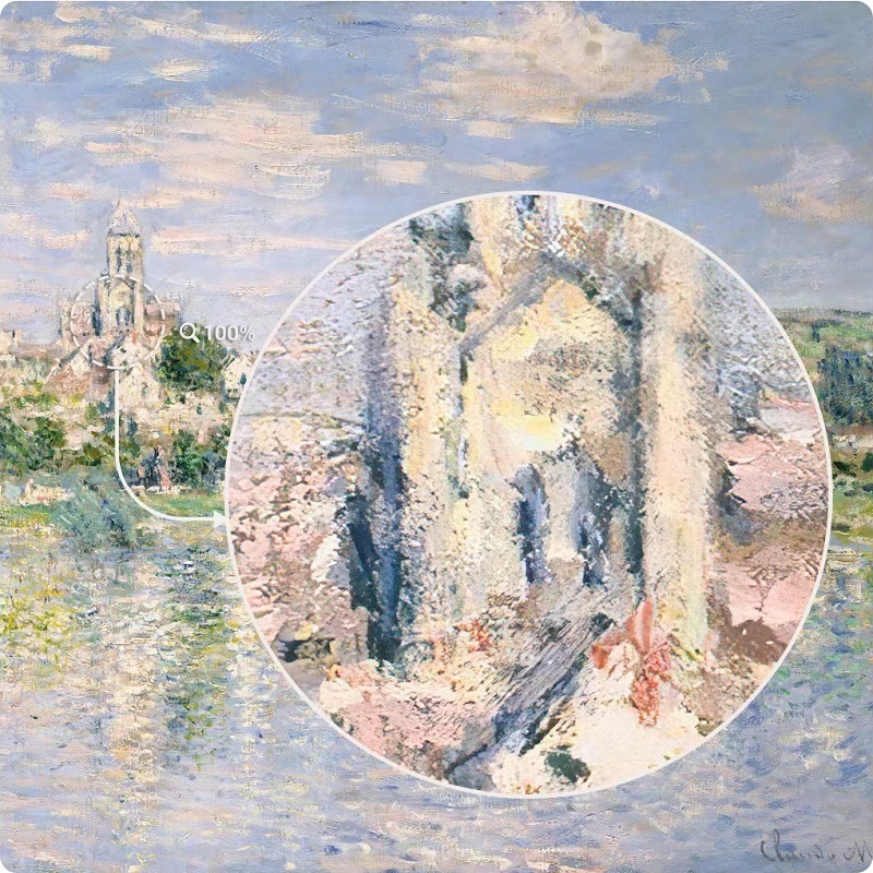 Monet Wittney's summer museum-quality replica print, living room decoration painting, sofa background wall painting