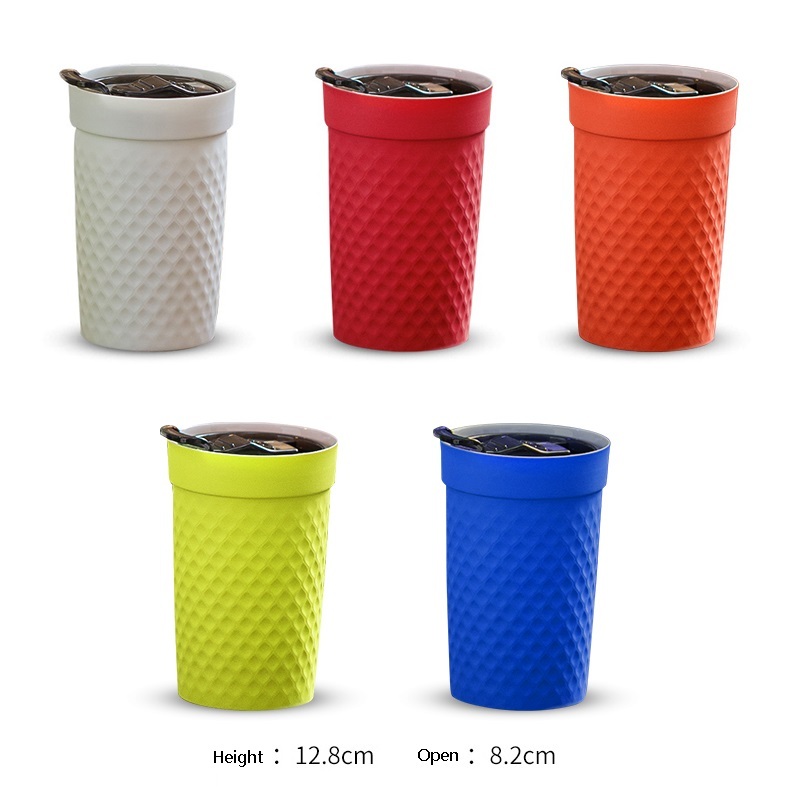Mug Ceramic double glaze thermos cup portable simple casual water cup tea office gifts
