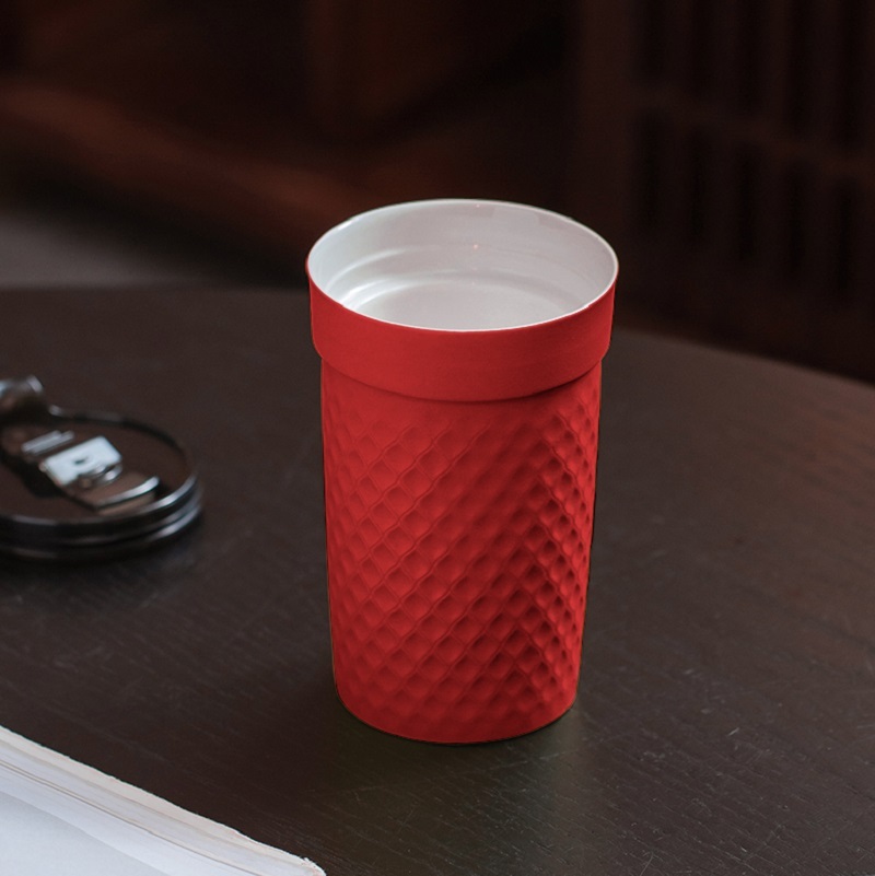 Mug Ceramic double glaze thermos cup portable simple casual water cup tea office gifts