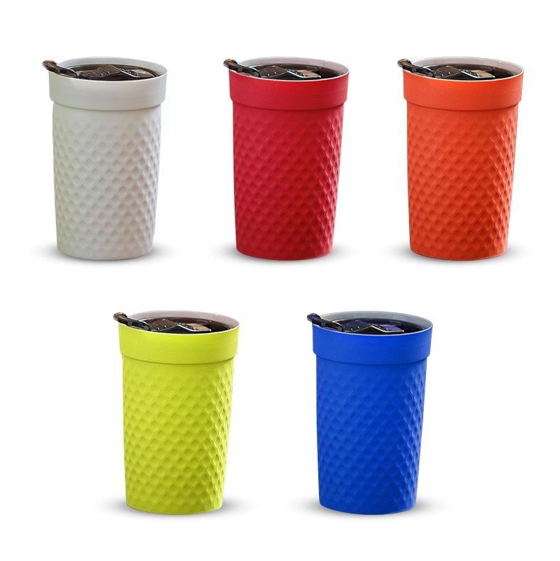 Mug Ceramic double glaze thermos cup portable simple casual water cup tea office gifts