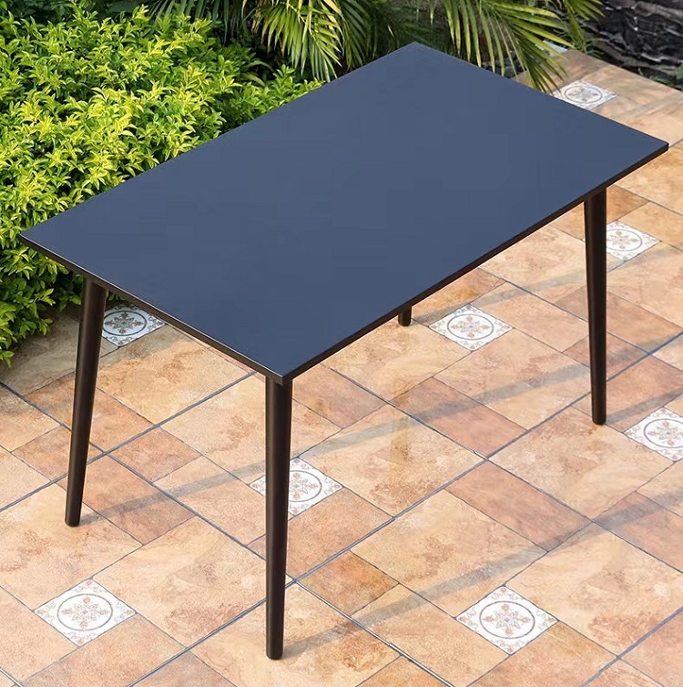 Outdoor simple dining table chairs patio balcony outdoor home dining chairs