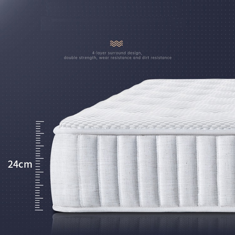 High End 7 Star Hotel Traret latex compression roll mattress ice silk fabric high-end hotel household mattress 1 .8m