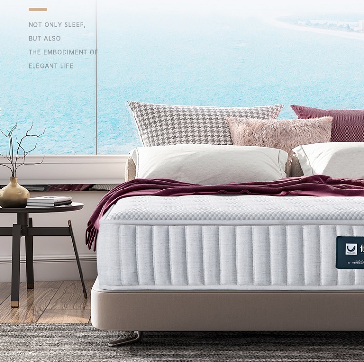High End 7 Star Hotel Traret latex compression roll mattress ice silk fabric high-end hotel household mattress 1 .8m