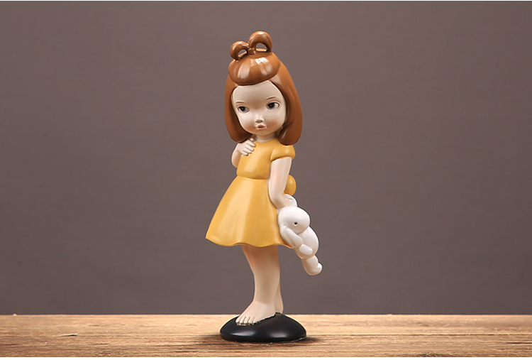 Creative little girl cute ornaments children's room bedroom soft decoration girly heart table decoration women's birthday gift