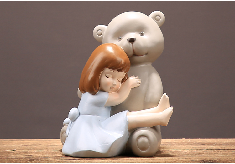 Creative little girl cute ornaments children's room bedroom soft decoration girly heart table decoration women's birthday gift