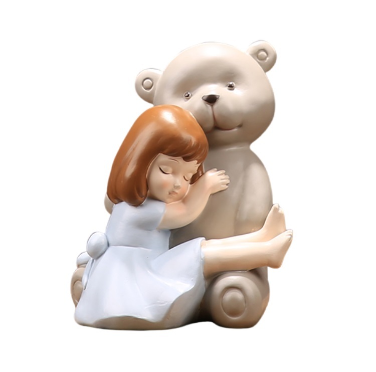 Creative little girl cute ornaments children's room bedroom soft decoration girly heart table decoration women's birthday gift