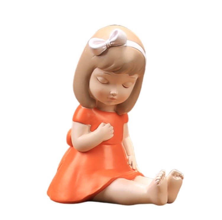 Creative little girl cute ornaments children's room bedroom soft decoration girly heart table decoration women's birthday gift