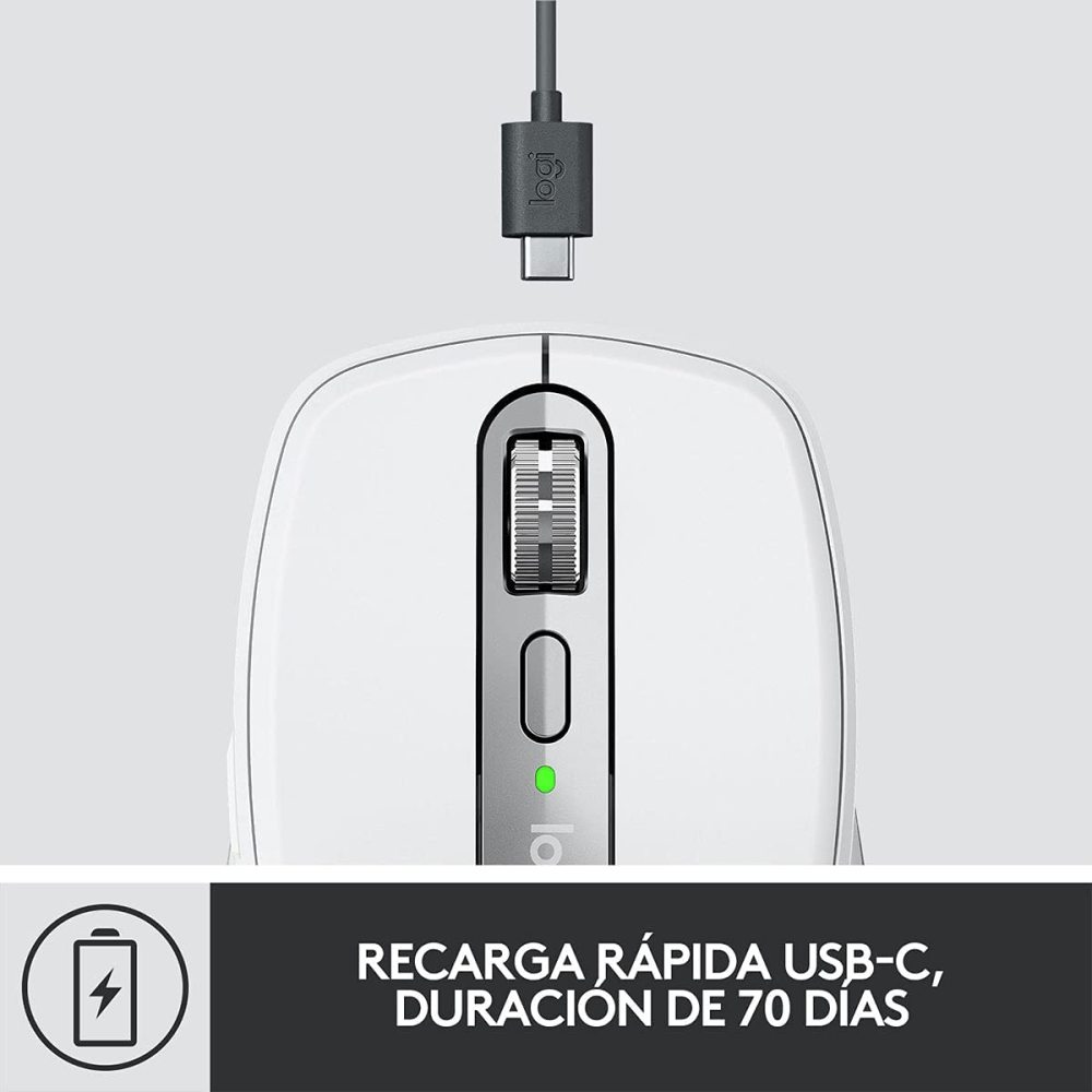 Logitech MX Anywhere 3 USB/BT Mouse PALE WHITE