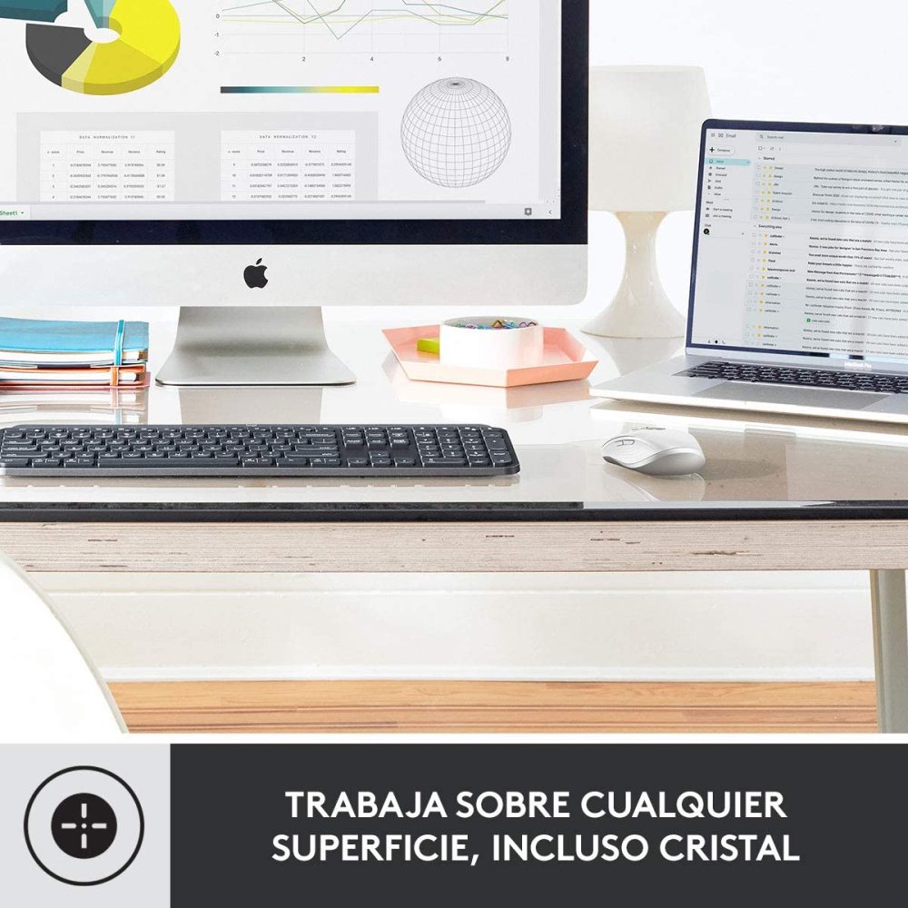 Logitech MX Anywhere 3 USB/BT Mouse PALE WHITE