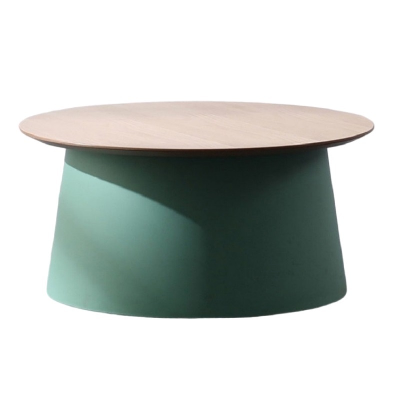 Nordic simple modern round small tea with small living room size round combination bedroom bay window low table therapy furniture