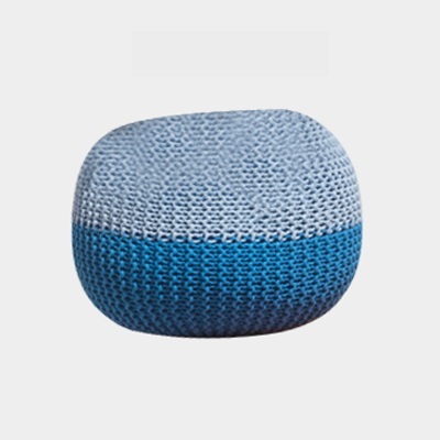 Nordic lazy sofa woolen small round stool creative floor balcony tatami cushion small sofa futon