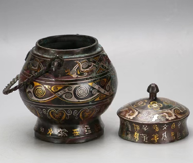 Savakoo Imitation Chinese Western Zhou bronze teapot