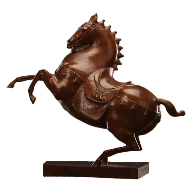 Savakoo Bronze horse sculpture,living room horse ornaments