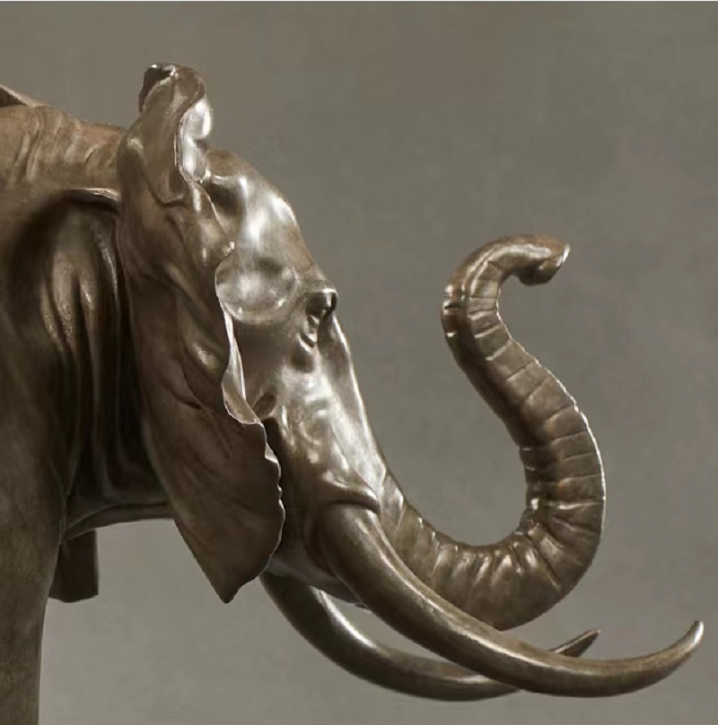 Savakoo Bronze elephant sculpture,meeting room artwork