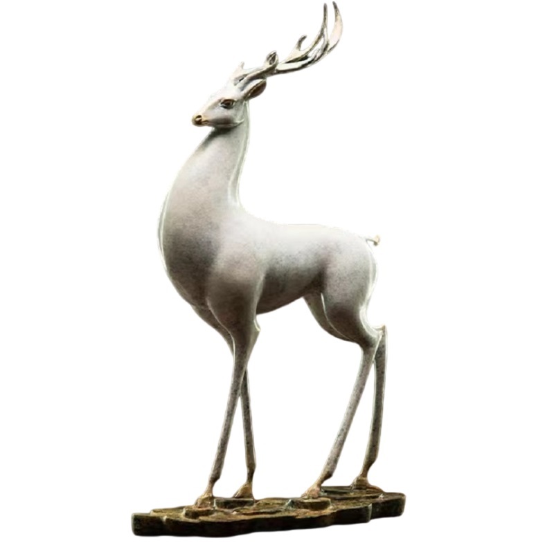 Savakoo Bronze nine-colored deer sculpture ornaments