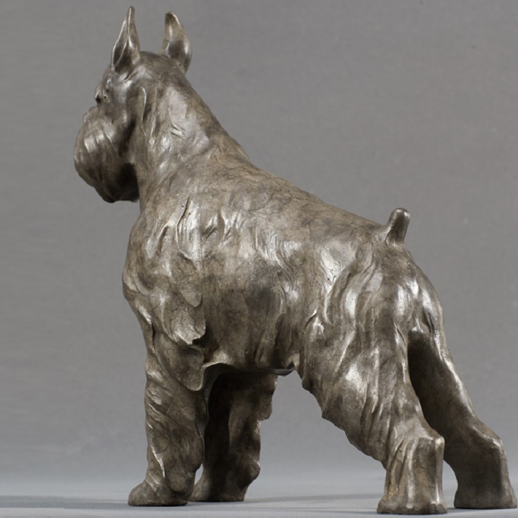Savakoo Bronze dog Sherina sculpture,children's room ornaments