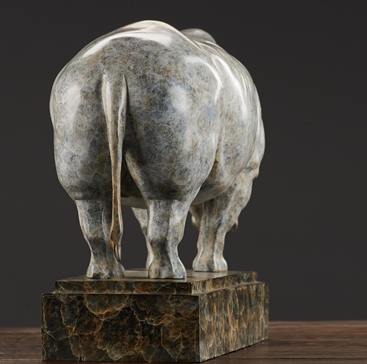 Savakoo Bronze rhinoceros ornament General rhinoceros