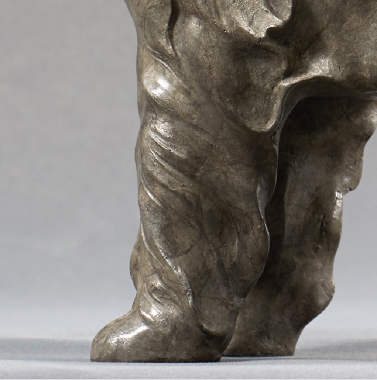 Savakoo Bronze dog Sherina sculpture,children's room ornaments