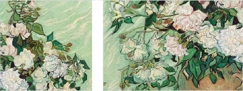 Van Gogh-White Rose Museum-level replica,hand-drawing oil painting