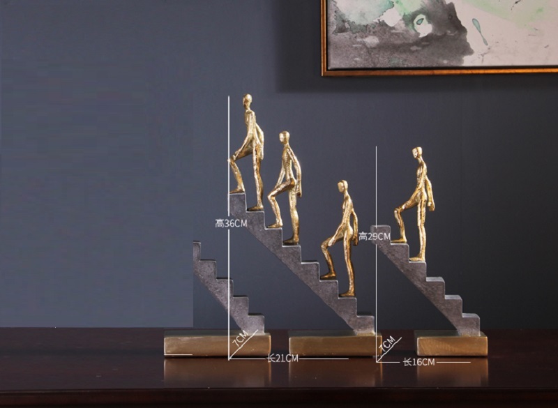 Savakoo-Resin sculpture Climbing,Creative meeting room decor