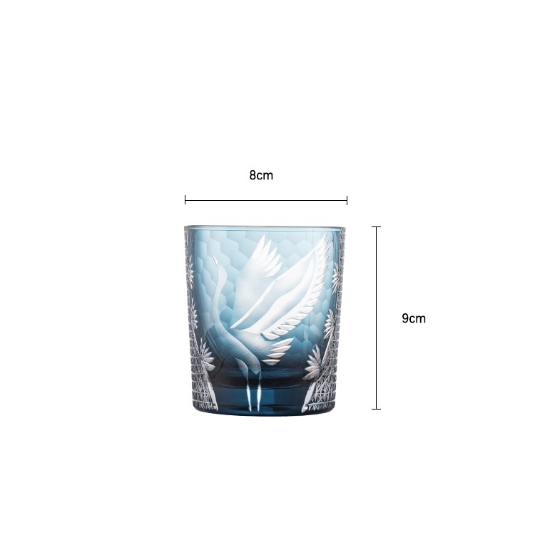 Savakoo Hand-engraved crystal glasses,whiskey glasses