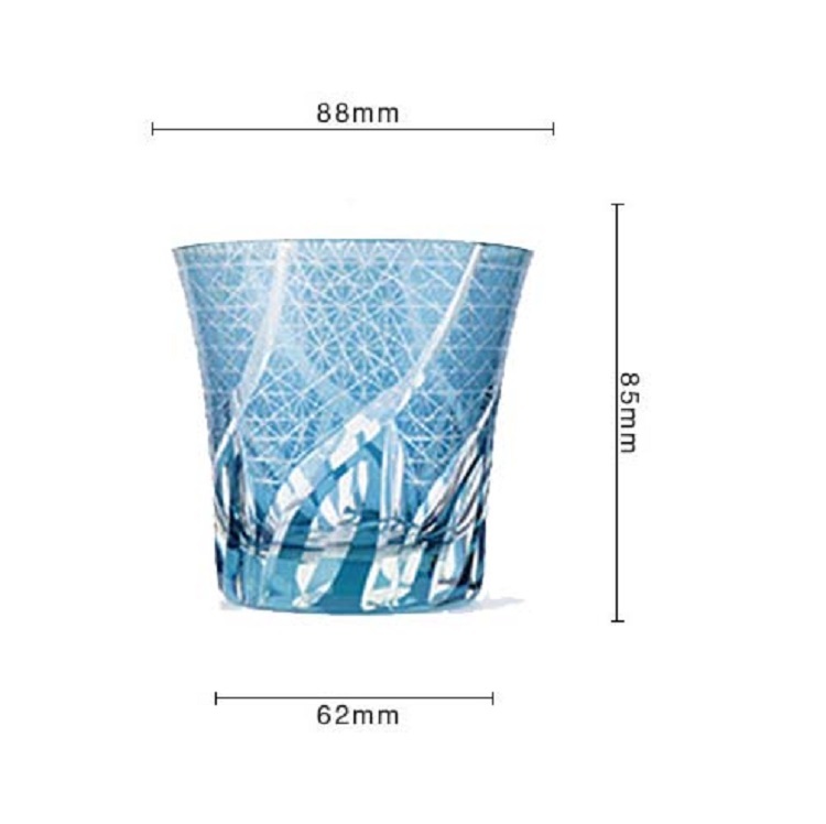 Savakoo Hand-engraved crystal glasses,whiskey glasses