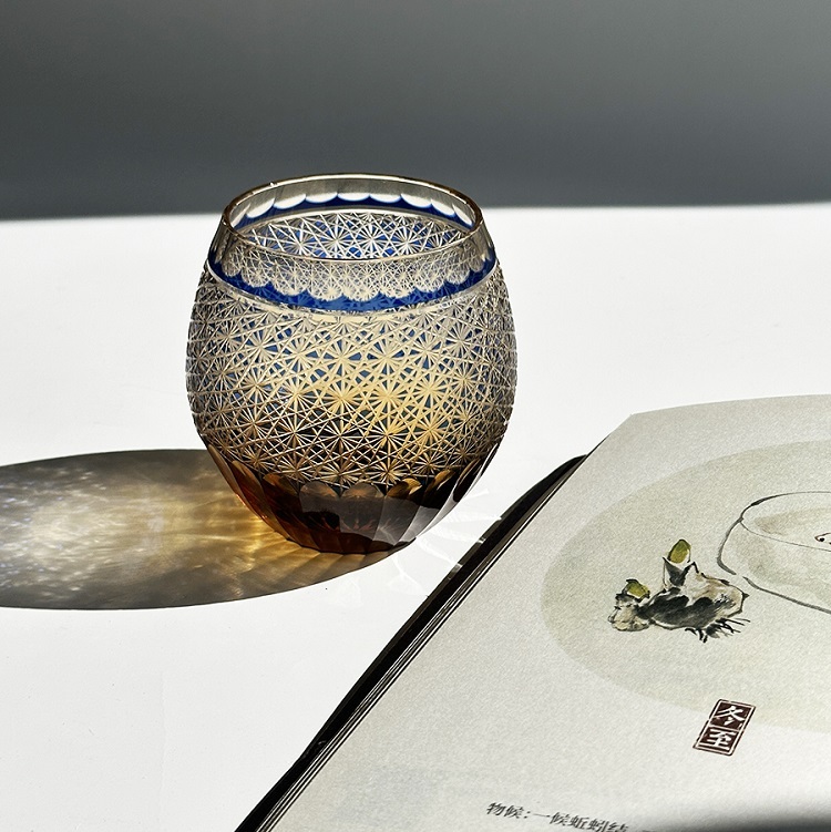 Savakoo Hand-engraved crystal glasses,whiskey glasses