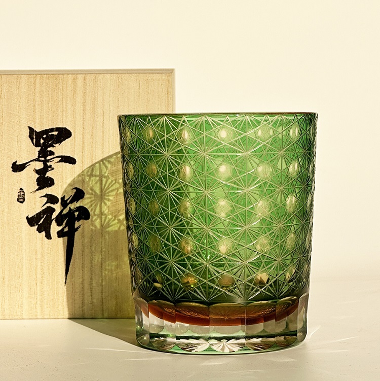 Savakoo Hand-engraved crystal glasses,whiskey glasses