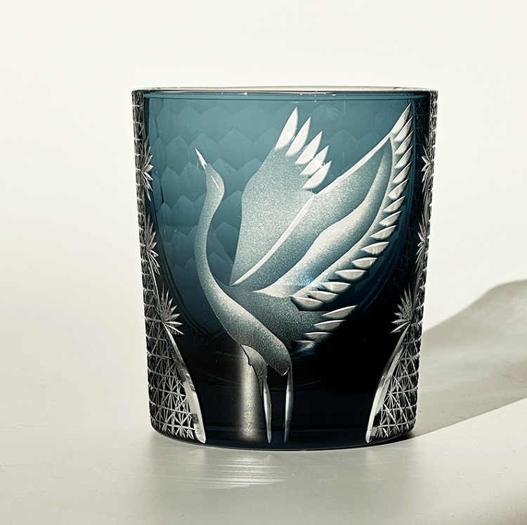 Savakoo Hand-engraved crystal glasses,whiskey glasses