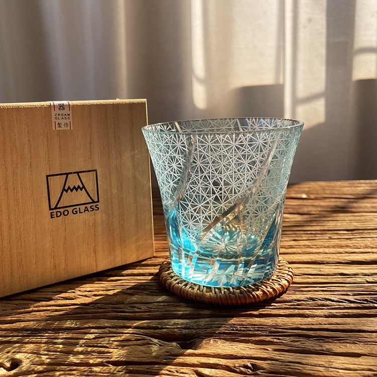 Savakoo Hand-engraved crystal glasses,whiskey glasses