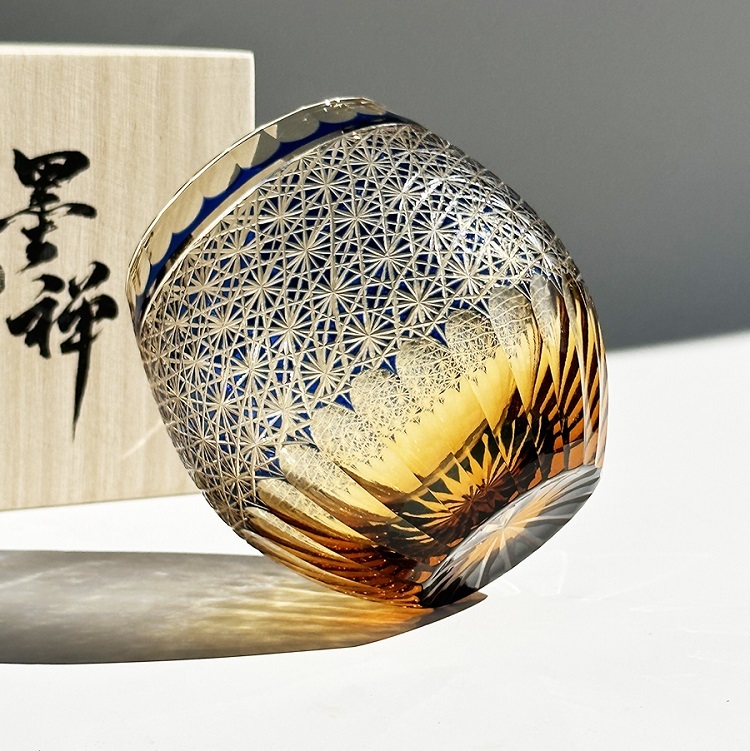 Savakoo Hand-engraved crystal glasses,whiskey glasses