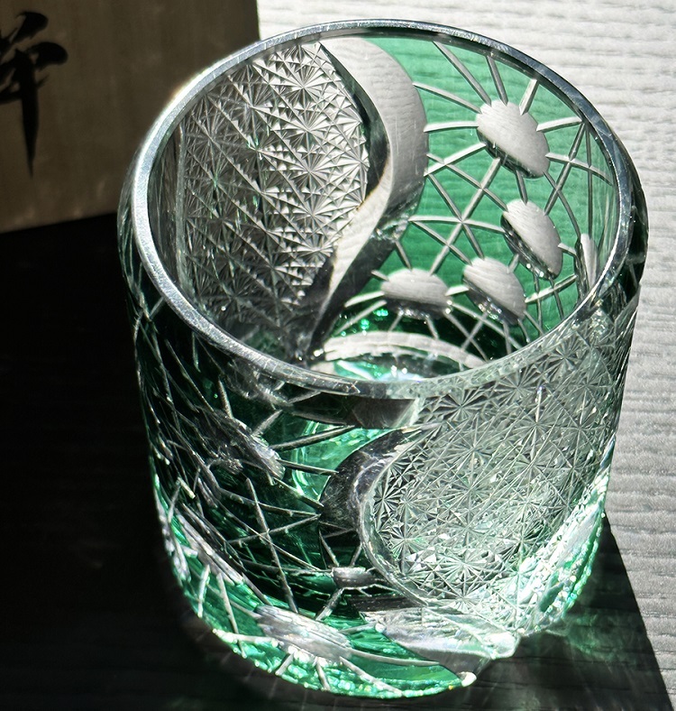 Savakoo Hand-engraved crystal glasses,whiskey glasses