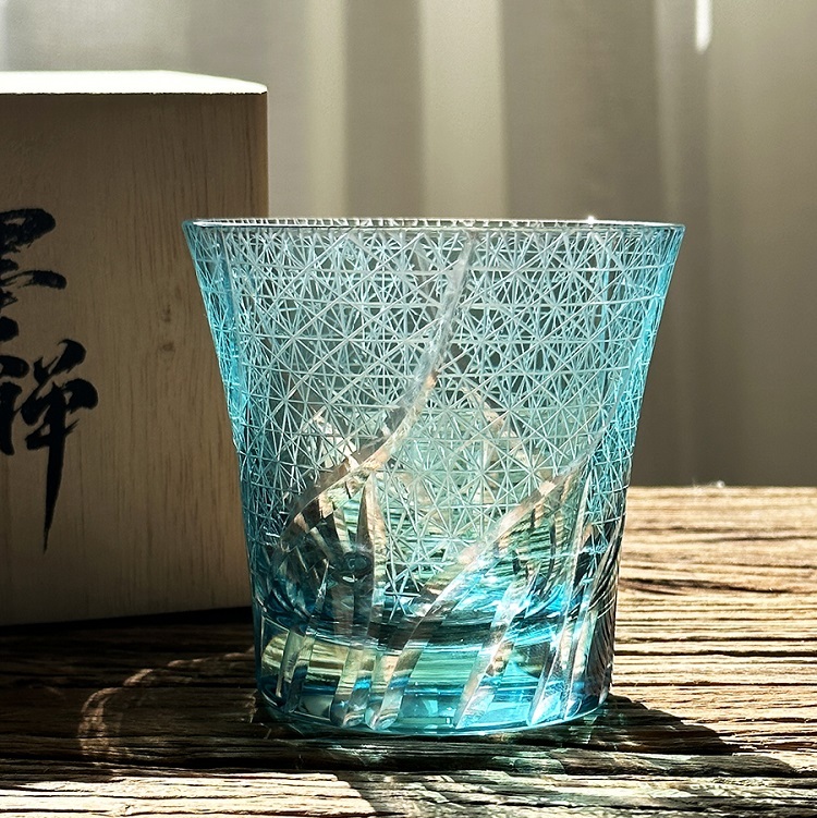 Savakoo Hand-engraved crystal glasses,whiskey glasses