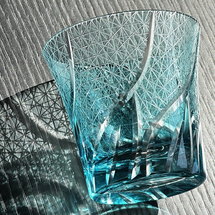 Savakoo Hand-engraved crystal glasses,whiskey glasses