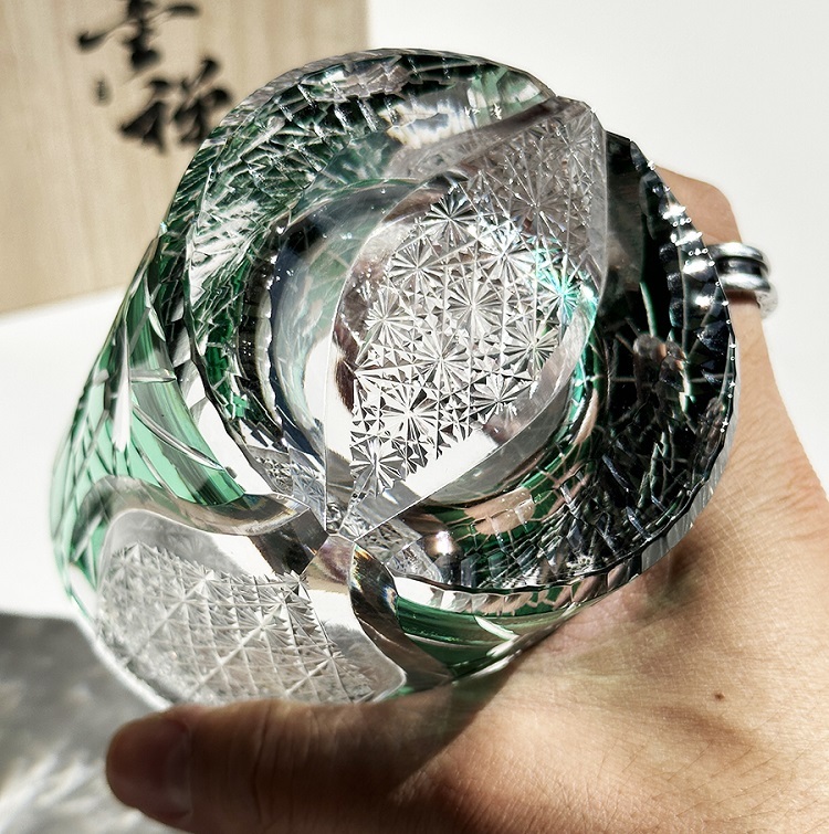 Savakoo Hand-engraved crystal glasses,whiskey glasses