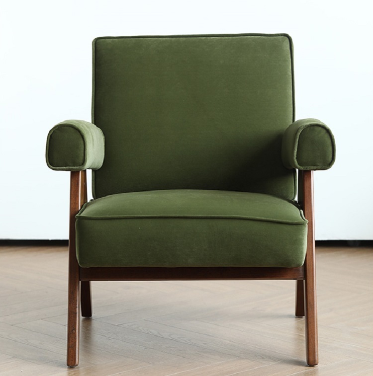 Savakoo Chandigarh sofa velvet,vintage wood