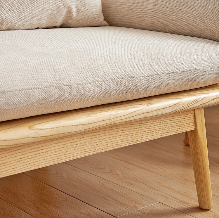 Savakoo Rattan three-seat sofa,in living room