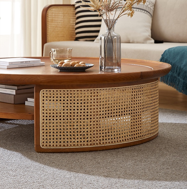 Savakoo rattan coffee table,rattan weaving coffee table